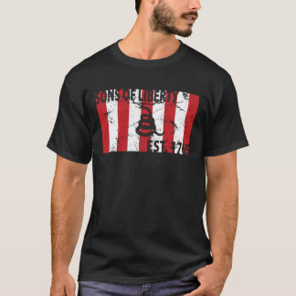 9 rev av Sons av frihetflagga T-shirt