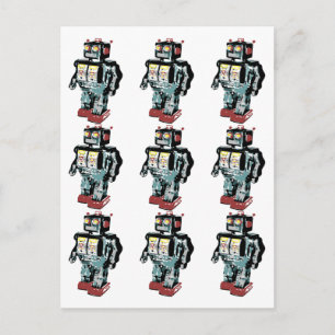 9 Robots Vykort