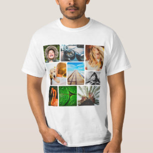 9 Rundade hörn i Photo Collage-mallen T Shirt
