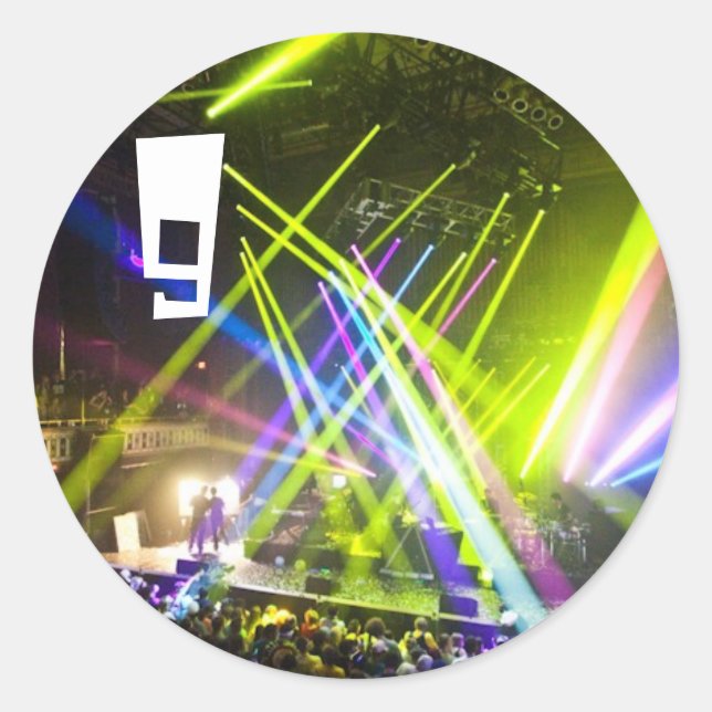 9 RUNT KLISTERMÄRKE (Framsida)