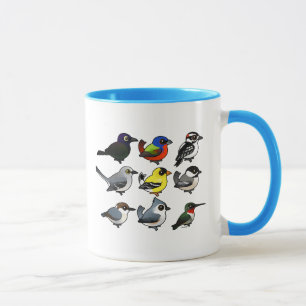 9 Sydöstra USA Backyard Birds Mugg