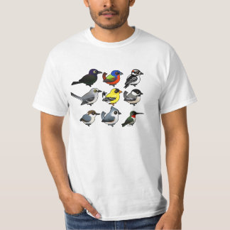 9 Sydöstra USA Backyard Birds T Shirt