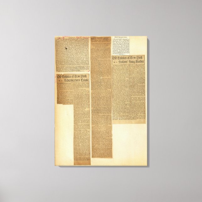 9 Urklipp Canvastryck (Framsida)