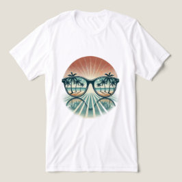 9 Vintage Sunglass Sommar T Shirt
