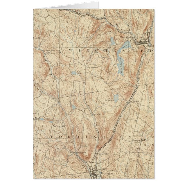 9 Winsted lakan Hälsningskort (Framsidan)