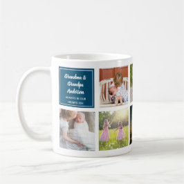 9 x Photo Collage Barnbarn Gift till morföräldrar Kaffemugg