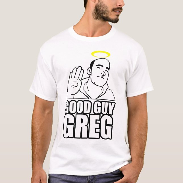 9GAG T-tröja - GOD MAN GREG MEME Tee (Framsida)