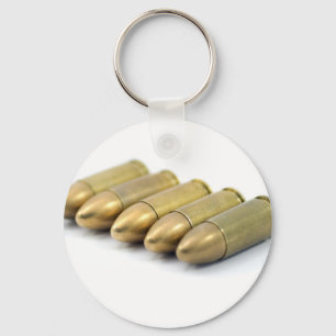 9mm Ammo Nyckelring