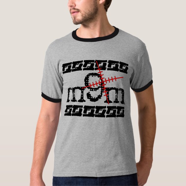 9mm vapen t shirt (Framsida)