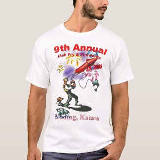 9th Årlig fisksmåfisk & Fireworks3 T-shirt