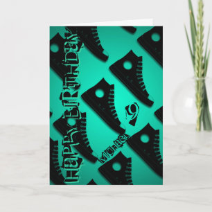 9th Beställnings- hälsningkort för födelsedag med Kort