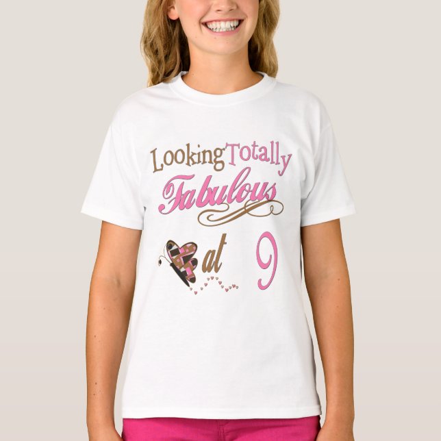 9th Födelsedaggåvor T-shirt (Framsida)