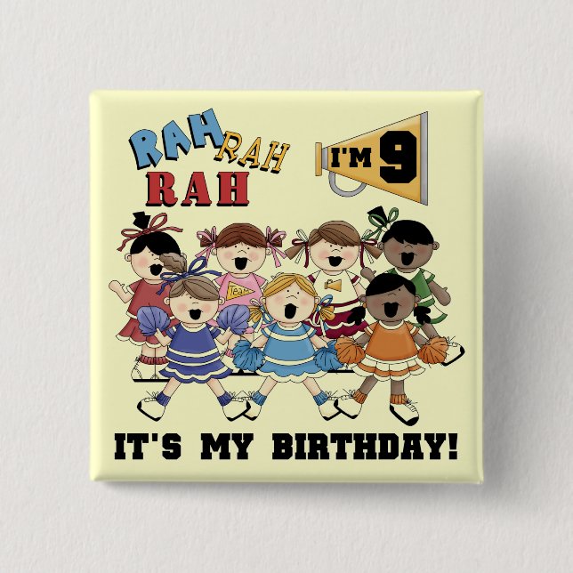 9th födelsedagTshirts och gåvor för Knapp (Framsida)