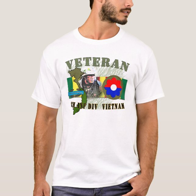 9th Inf Div - Vietnam T-shirt (Framsida)