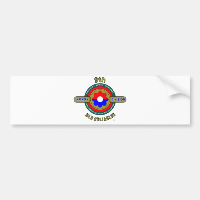 9TH INFANTERIUPPDELNING "GAMMALA RELIABLES " BILDEKAL (Framsidan)