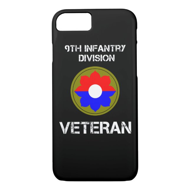 9th Infanteriuppdelningsveteran Case-Mate iPhone Skal (Baksida)