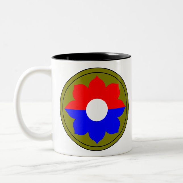 9th Infantry Division Två-Tonad Mugg (Vänster)