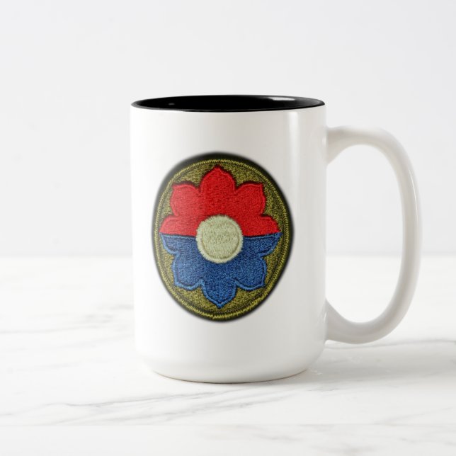 9th legitimationinfanterit Fort Lewis Vets veteran Två-Tonad Mugg (Höger)