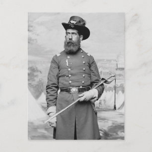 9th Massachusetts Officer, 1860 s Vykort