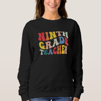 9th Ninth Grade Teacher Back To School Retro Groov T Shirt