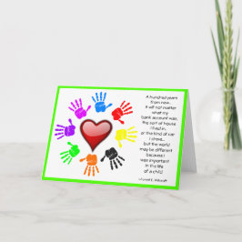 A0001.I gjorde en skillnad.Card.1 Kort