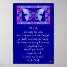 A001 Oh Soul - Butterfly Framable Print 1 Poster