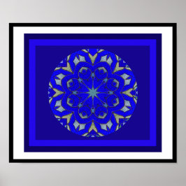 A05 Celtic Knot Kaleidoscopic - Irish Bluting.6 Poster