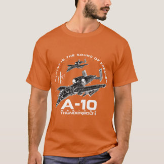 A0 Warthog Fairchildhunderbolt USAF jaktflygplan T Shirt