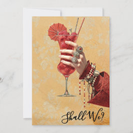 *~* A101 16 Prydlig Cocktail FOTO MOGNA FRUEN Inbjudningar