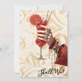 *~* A101 Elegant Cocktail FOTO 4 SENTERUNGARNA Inbjudningar