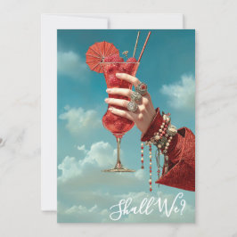 *~* A101 Utsmyckad Cocktail FOTO 16 SENTERINGEN Mö Inbjudningar