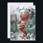 *~* A101PHOTO Cocktail Var som helst  MOGNA Flicka Inbjudningar<br><div class="desc">(sök A101 efter samma eller liknande produkter. Eller... sök "anna rosa" xxxx för vad du än söker. Denna serie inbjudningar är mestadels ORANGE ,  LYXSAM ,  Vintage och Victorian med en dold sassy vibe med tungan i kinden. En kvinnas hand TOASTAR bruden.</div>