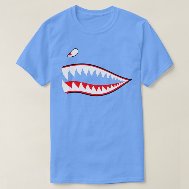 A10 A10 Thunderbolt II 2 Warthog Shark Teeth Mouth T Shirt (Design framsida)