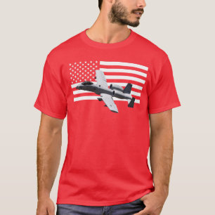 A10 A10 Thunderbolt Warthog Brrt Shark mouth T Shirt