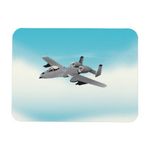A10 Militär illustration av Flygplan Magnet