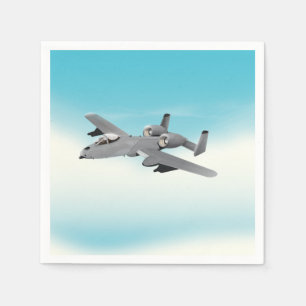 A10 Militär illustration av Flygplan Pappersservett