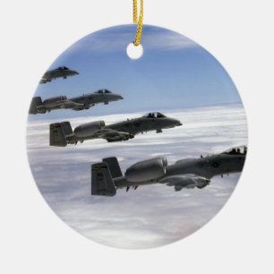 A10 Thunderbolt II Julgransprydnad Keramik