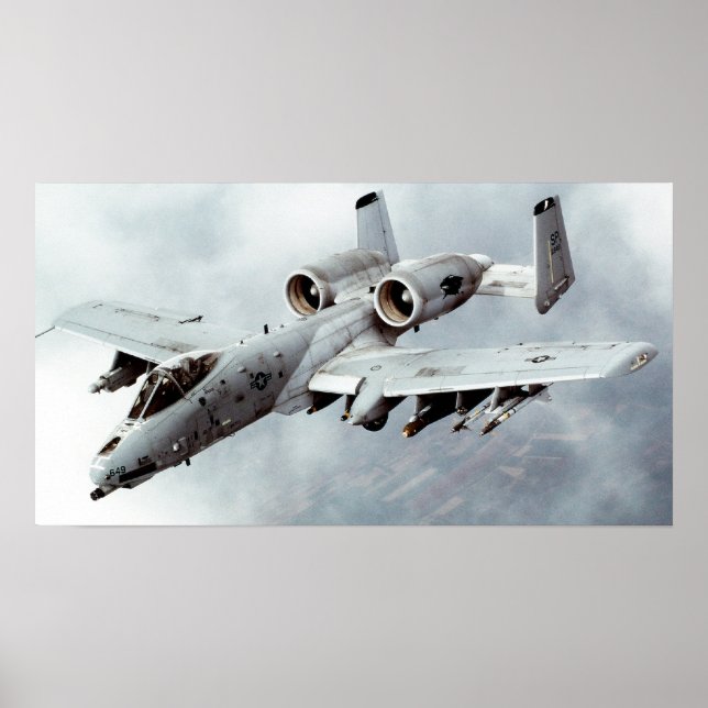 A10 Thunderbolt II Poster (Framsidan)