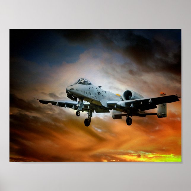 A10 Thunderbolt II Poster (Framsidan)