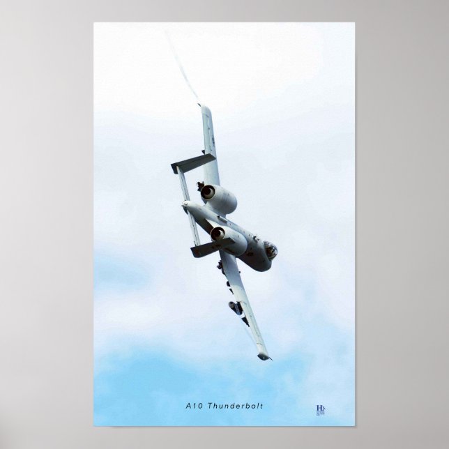 A10 Thunderbolt Warthog Poster (Framsidan)