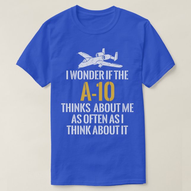 A10 Warthog 20690 T Shirt (Design framsida)