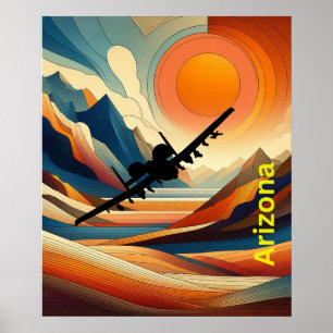 A10 Warthog-affisch. Poster