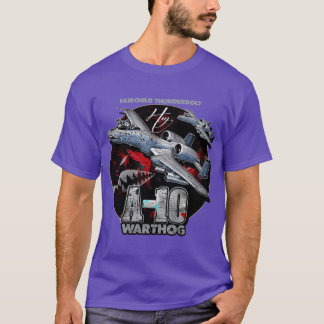 A10 Warthog Fairchildhunderbolt USAF stridsflygpla T Shirt