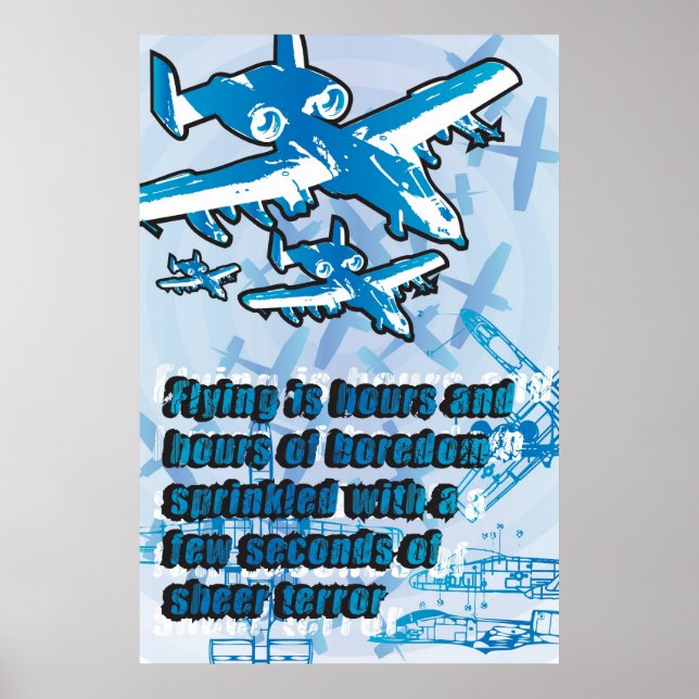 A10 Warthog Poster (Framsidan)