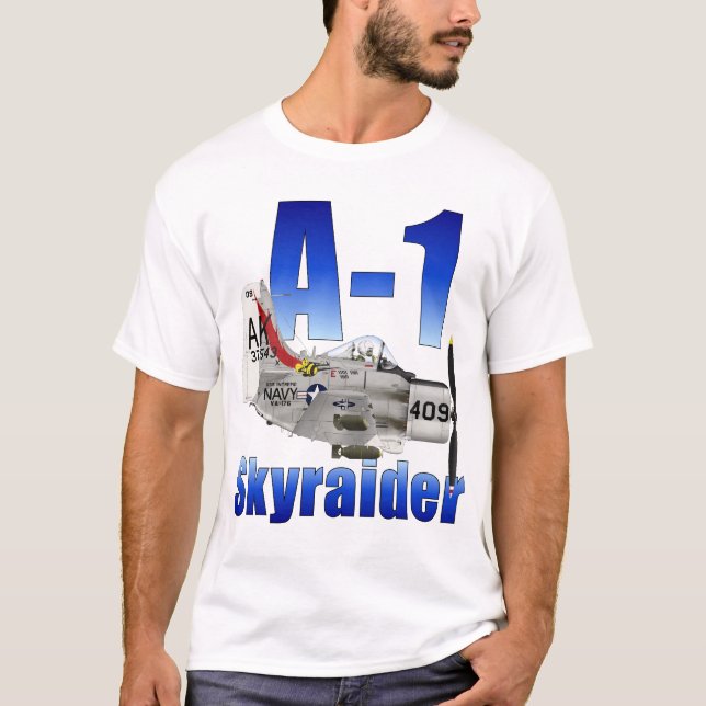 A1Skyraider-utslagsplatsskjorta Tee (Framsida)