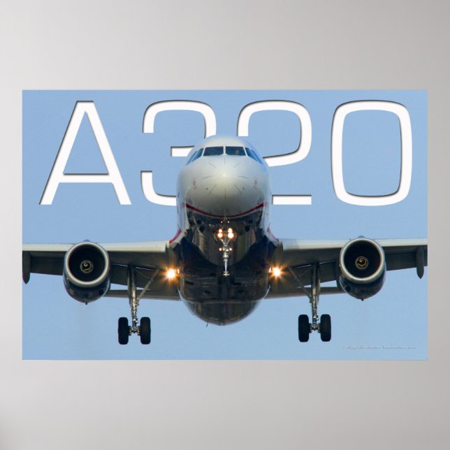 A320 FLYGBOLAG POSTER (Framsidan)