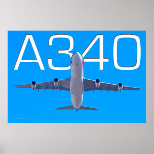 A340 FLYGBOLAG POSTER