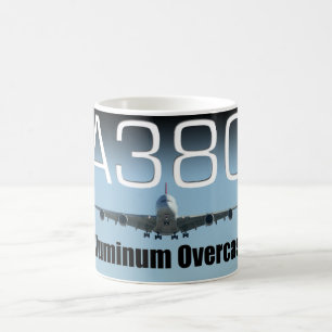 A380 ALUMINIUMÖVERKAST KAFFEMUGG