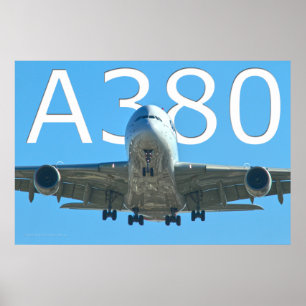 A380 FLYGBOLAG POSTER