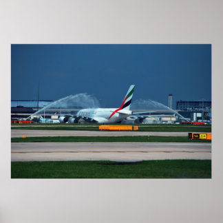 A380 Manchester Poster